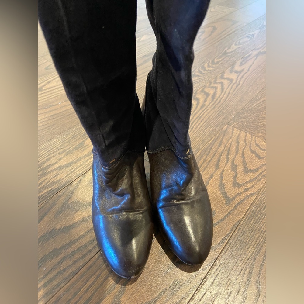 Franco Martini Blue and brown Leather Women's Boots